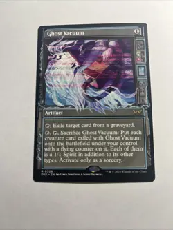 Ghost Vacuum (Showcase) - Duskmourn: House of Horror MTG Plus Bonus Rare!!! - Image 1