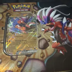 Pokemon Scarlet and Violet: Koraidon Slashing Legends Tin - Image 4