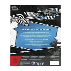 BLACK BOLT BINDER Pokemon TCG Scarlet & Violet Collection NEW SEALED SHIPS FAST! - Image 2