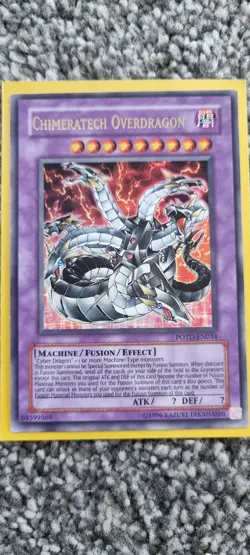 Chimeratech Overdragon - Yugioh TCC - Ultra Rare - LP - Free UK P&P - Image 1