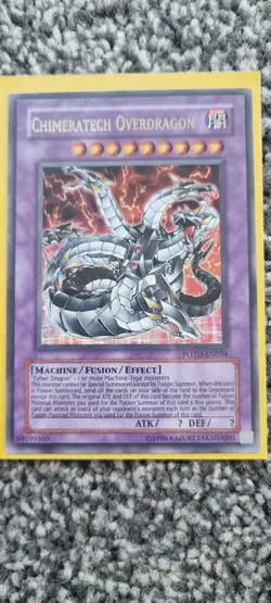 Chimeratech Overdragon - Yugioh TCC - Ultra Rare - LP - Free UK P&P - Image 2
