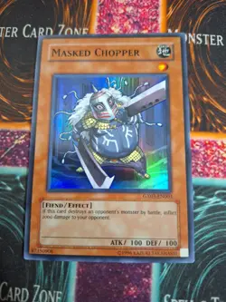 Yu-Gi-Oh! Masked Chopper GX GX03-EN003 Limited Super Rare Near Mint - Image 1