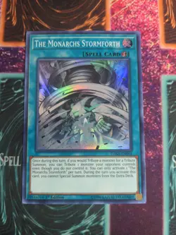 Yu-Gi-Oh! The Monarchs Stormforth DASA-EN044 1st Edition Super Rare NM - Image 1
