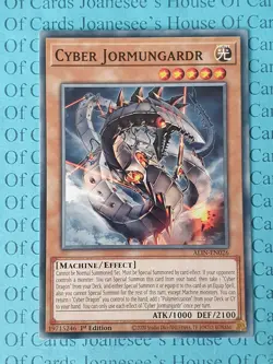 ALIN-EN026 Cyber Jormungardr Yu-Gi-Oh Card 1st Edition New - Image 1