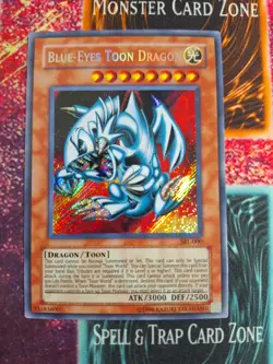 Yu-Gi-Oh! TCG Blue-Eyes Toon Dragon Spell Ruler SRL-000 Secret Rare Unlimited NM - Image 1