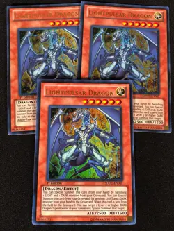 Yugioh Lightpulsar Dragon SDDC-EN001 1st Ultra x3 (LP) - Image 1