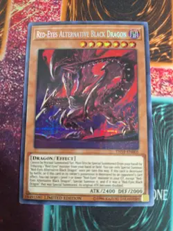 Yu-Gi-Oh! Red-Eyes Black Alternative Dragon TN19-EN005 Limited Secret NM a1/ - Image 1