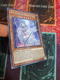 Yu-Gi-Oh! Witchcrafter Madame Verre INCH-EN019 Secret Rare 1st Edition Near Mint - Image 2