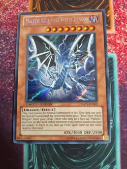 Yu-Gi-Oh! Malefic Blue-Eyes White Dragon YMP1-EN002 Secret Rare Limited NM - Image 1
