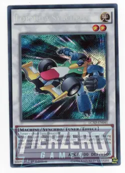 Yugioh Formula Synchron LC5D-EN041 Secret Rare 1st Edition EX - Image 1
