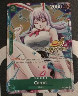 One Piece Card Game - Carrot - P-070 - Championship 25-26 Promo - English - Image 1
