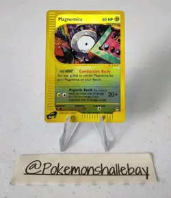 Magnemite 91/147 - Aquapolis Set *NM* Reverse Holo Pokemon Card - Image 1