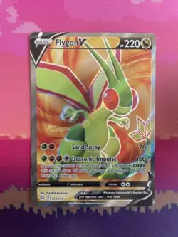 Pokemon Cards Flygon V 164/172 Ultra Rare Full Art Brilliant Stars Near Mint - Image 1