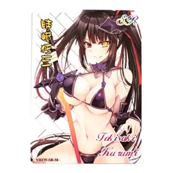Cherry Blossom Kiss Goddess Story Doujin SR Card - Date A Live Tokisaki Kurumi - Image 1
