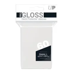 Ultra Pro Deck Protector Small Card Sleeves 60 x Gloss CLEAR YuGiOh 62 x 89mm - Image 1