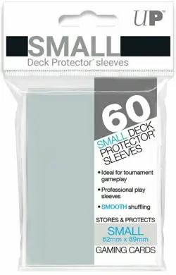 Ultra Pro Deck Protector Small Card Sleeves 60 x Gloss CLEAR YuGiOh 62 x 89mm - Image 4