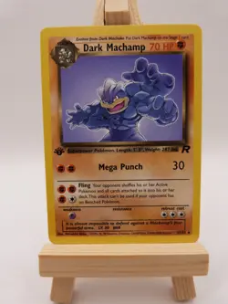 Pokemon 1st Edition Card - Dark Machamp 27/82 (Team Rockets Set) - Image 1