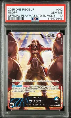 PSA10 God Usopp Limited Edition OP10-042 One Piece Card Japanese - Image 1