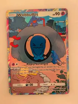 Fan Art: Wonbuffett Holo Pokemon TCG Pocket A4 Custom Card - Image 1