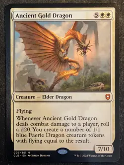 Ancient Gold Dragon - Commander Legends: Battle for Baldur's Gate (MTG) - Image 1