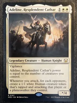 Adeline, Resplendent Cathar - March of the Machine Commander (MTG) - Image 1