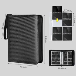 4 Pocket Card Binder 400 Slots Album Folder TCG MTG Game Sports Cards.... - Image 2