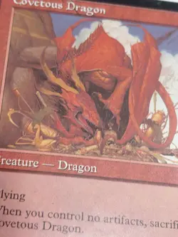 MTG Covetous Dragon Urza's Destiny 80/144 Regular Rare - LP - Image 2