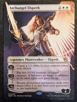 Archangel Elspeth - Borderless - March of the Machine (MTG) - Image 1