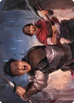 🧙Daybreak Combatants 42/81 Art Series VOW: Crimson Vow MTG - Image 1