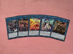 YuGiOh! Link Monsters Bundle Error Misprint No Name No Imprint 1st Ed RA04 NM - Image 1