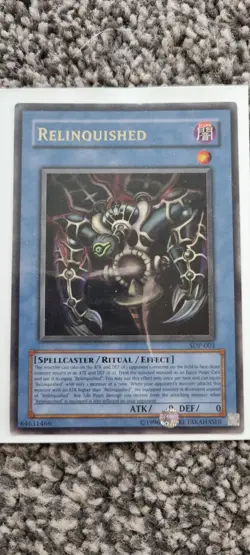Relinquished - Yugioh TCC - Ultra Rare - LP - Unlimited Edition - Free UK P&P - Image 1