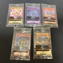 Yugioh Seven Eleven Hi-Chew dark magician girl Blue-Eyes Ultimate Dragon 5 set - Image 1