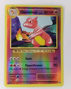 Charmeleon 10/108 Evolutions Reverse Holo Pokemon TCG NM - Image 1