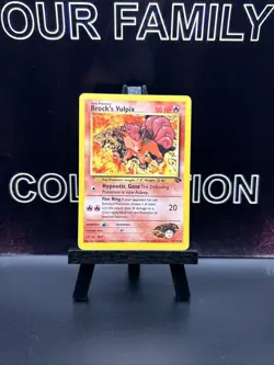 Brock's Vulpix 37/132 Gym Challenge Regular Uncommon Pokemon TCG 2000 LP - Image 1