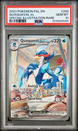 PSA 10 - Quaquaval ex 260/193 SV Paldea Evolved - Pokemon - Image 1