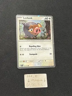 Pokemon Scarlet & Violet PROMO - Lechonk - 154/162 - COSMOS Holo Rare - M/NM - Image 1