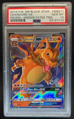 2016-19 Pokemon SM Black Star Promos Charizard #SM211 PSA 10 - Image 1