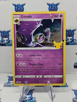 Lunala 015/025 Holo Celebrations Pokemon NM - Image 1