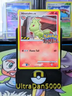 Ninetales lv.42 - 3/16 - English Pokemon Rumble Card - Image 1