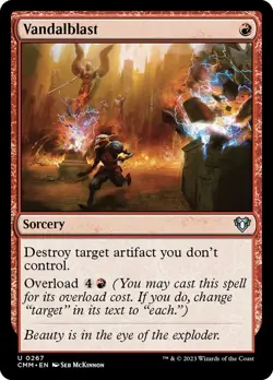 Vandalblast, Commander Masters, MTG, Uncommon Card, 0267 - Image 1