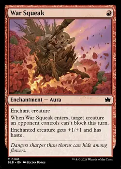 War Squeak, Bloomburrow, MTG, Common Card, 0160 - Image 1