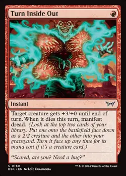 Turn Inside Out, Duskmourn: House of Horrors, MTG, Common Card, 0160 - Image 1