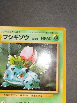 Pokemon card Ivysaur No.002 Old Back No Mark 1st Edition Japanese set eb98 - Image 4