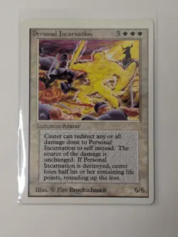 Personal Incarnation - Unlimited Edition - MTG Magic: The Gathering - Light Play - Image 1