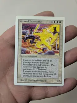 Personal Incarnation - Unlimited Edition - MTG Magic: The Gathering - Light Play - Image 3