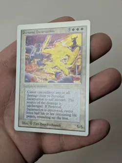 Personal Incarnation - Unlimited Edition - MTG Magic: The Gathering - Light Play - Image 5