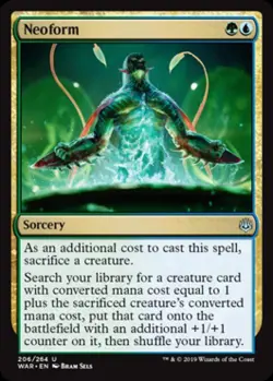 Neoform - Light Play MTG War of the Spark - Image 1