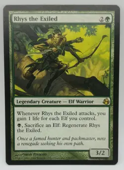 MTG Rhys the Exiled Morningtide 135/150 Regular Rare - Image 1