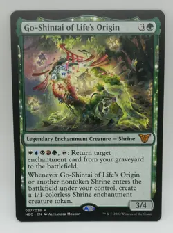 MTG Go-Shintai of Life's Origin Commander: Kamigawa: Neon Dynasty 037/038... - Image 1