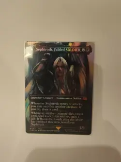 Magic: The Gathering - Sephiroth, Fabled Soldier M 0317 Borderless Foil MTG Fina - Image 1
